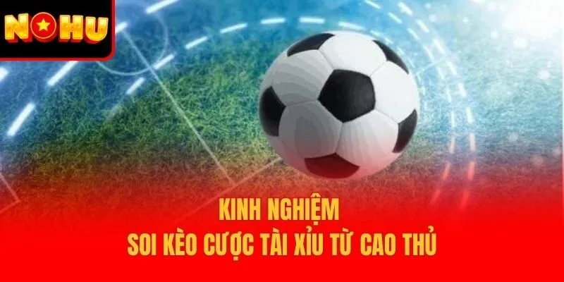 Kinh nghiệm soi kèo cược tài xỉu từ cao thủ