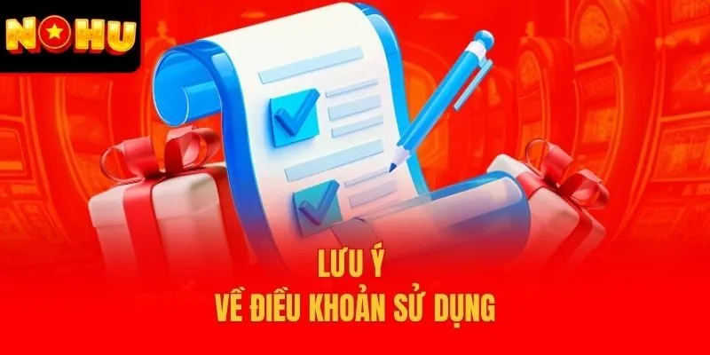 Lưu ý về điều khoản sử dụng
